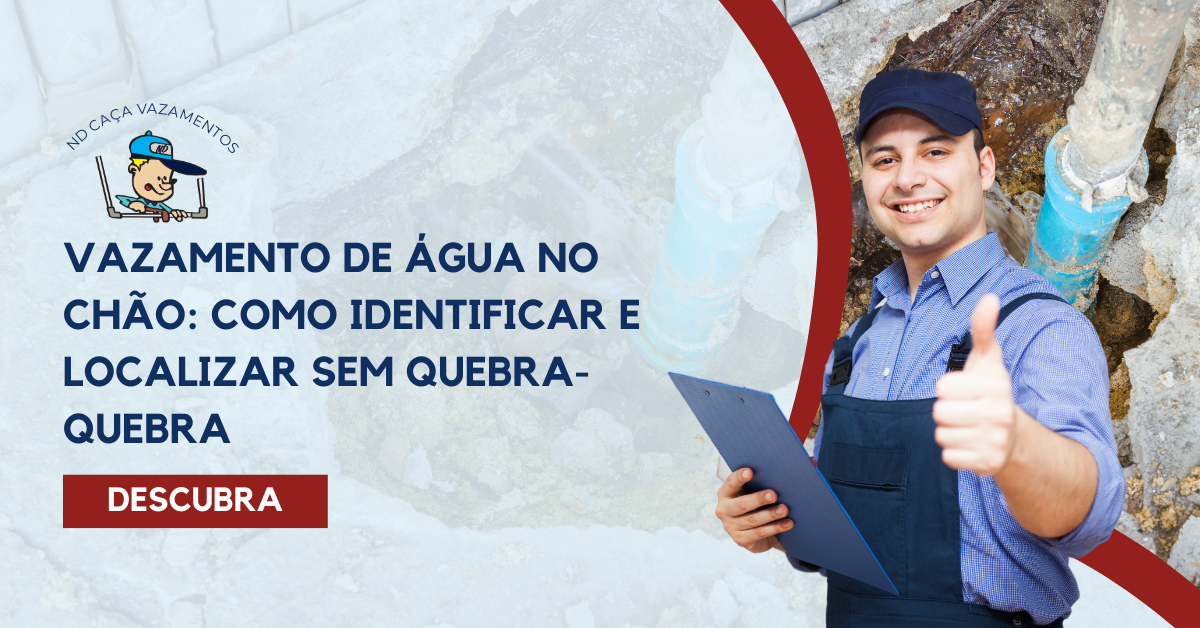 Vazamento de Água no Chão