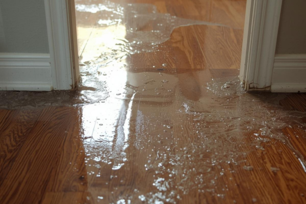 Vazamento de Água no Chão